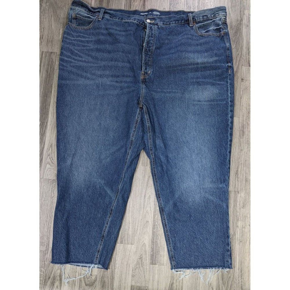 Old Navy Womens Plus Size 30 High‎ Rise Straight Button Fly Pockets Denim Jeans